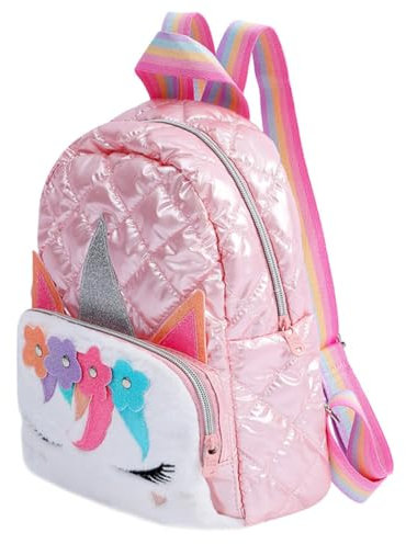 BESPORTBLE Plüsch-Einhorn-Rucksack Für Junge Mädchen Cartoon-Schultasche Flauschiger Rucksack Für Kleinkinder Und Schüler Geeignet Für Zoos Parks Und Reisen