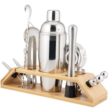 DECHOUS Kit De 13 Outils Pour La Préparation De Boissons En Acier Inoxydable