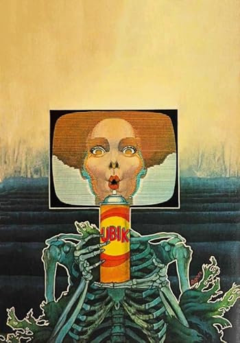 Bob Pepper Ubik 1982 - Leinwanddruck auf Holzrahmen - perfektes Bild zur Wanddekoration