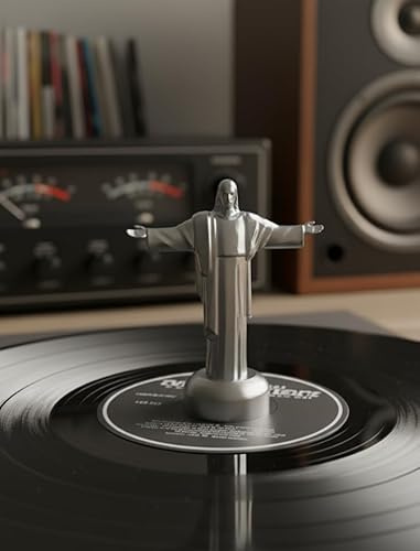 Vinyl Record Stabilizer Adapter 33 45 Turns 7 12 inch Chrst Redempteur Rio de Janeiro RJ BR BRAZIL Brasil Brazil Corcovado (Purple)
