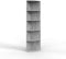 Vicco Eckregal Ecki, stehendes Bücherregal, Beton, 40 x 180 cm