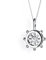 Heartbreaker Steuerrad Anhänger in Echtsilber/Kollektion Sealife/Mini Steuerradanhänger aus 925 Sterlingsilber/Kleiner Anhänger für Damen/LD SL 36