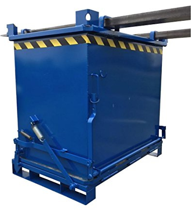 Klappbodenbehälter Klappbodencontainer Inhalt 1m³ Gabelstapler Tragkraft 1500Kg