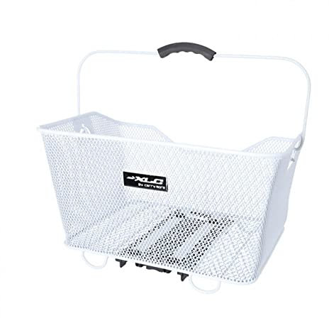 XLC Unisex – Erwachsene BA-B04 Korb Carry More, Weiß, 324x215x416