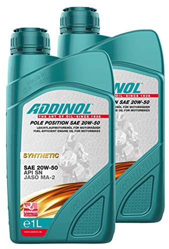 Addinol 2X Motoröl Motorenöl Motor Motoren Motor Oil Engine Oil Pole Position SAE 20W-50 1L Motorrad