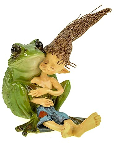 Joh.Vogler GmbH Froschtraum Pixie schläft im Arm von einem Frosch