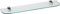 ib style® Glasregal 6mm |inkl. Befestigungsclip CLASSICO Verchromt | 11 Größen| 2 Dekore | Klar | 60 x 12 cm