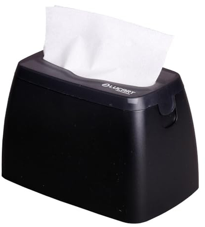 Serviettenspender L-ONE Table ABS-Kunststoff Schwarz 14,8 x 23,4 x 14,7 cm, 1 Stück