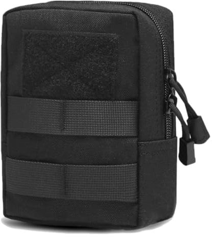 TRIWONDER Taktische Hüfttaschen, Molle Klein Tasche, Wasserdicht Gürteltasche Beutel für Camping Wandern Jagd (Schwarz)