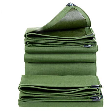 ZGQ 4X6m/13x20ft Lona Impermeable Jardin, Cubierta de Lona Impermeable, Lona Impermeable de Exterior, Protección, Plástico, Impermeable para Exterior, Muebles, Jardín, Piscina y Obras 600g/m² 30mil