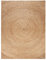 TT Home Wohnzimmer Teppich Kurzflor Handgeknüpft Natur Design Abstrakt Modern Unifarben, Farbe:Beige Braun, Größe:80x150 cm