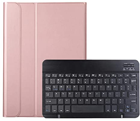 ohfruit Cassa della tastiera senza fili conveniente di tempo di standby della cassa della tastiera senza fili utile oro rosa & nero