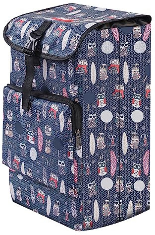 THEGA Einkaufstasche aus Oxford Stoff – 50 l zusammenklappbar, Ersatztasche für Einkaufstrolley, Wiederverwendbare Ersatztasche für Einkaufstrolley, 30 x 22 x 45cm (Color : Gray)