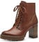 Tamaris Damen Schnürstiefel, Frauen Stiefel,TOUCHit-Fußbett,uebergangsschuhe,schnürboots,halbstiefel,schnürung,Boots,Cognac,38 EU