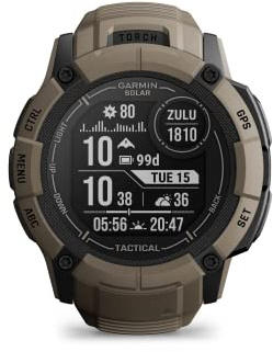 Garmin [renewed] Instinct 2X Solar – GPS-Smartwatch mit unendlicher Akkulaufzeit im Smartwatch-Modus, über 40 Sport-Apps, Smart Notifications, Trainingszustand, Schlafanalyse [Generalüberholt]