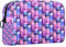 Kosmetiktasche,tragbare Reise-Make-up-Tasche für Damen,abstraktes Pink Glitzer Lila,Kosmetikkoffer-Organizer mit Reißverschluss