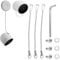 [3 Pack] Anti-Theft Security Chain for Google Nest Cam Outdoor or Indoor (Battery)/Arlo Pro 4/Arlo Pro 3/Arlo Ultra/Arlo Ultra 2/, Security Cable with Anti-Theft Screws (Camera NOT Included)