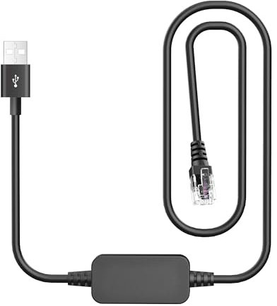 Radar Detector Cable, USB to RJ11 Plug Radar Detectors Power Cord, Replacement Power Adapter for Escort MAX360 Escort Passport Beltronics GT-1 Uniden R1/R3/DFR8/DFR9 and Radenso XP More