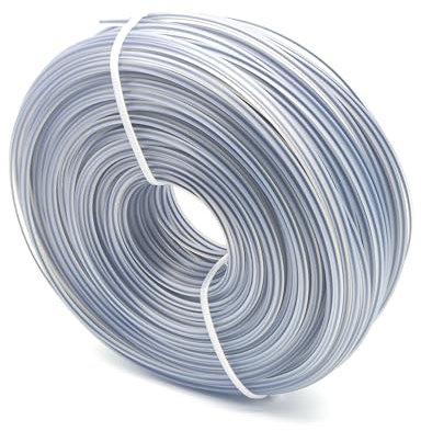 konkoke Filo decespugliatore 2,70 mm,Filo in Nylon per Tagliabordi Professionale (⌀2,70mm-81m-500g, Due Colori/Rotondo)