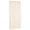 vidaXL Rideau Anti-mouches, Store Anti-insectes avec Crochet, Rideau de Porte Longueur et Largeur Réglables, Beige et Blanc 90x200 cm Chenille
