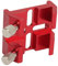 Teleskop und Zubehör Universal Schwalbenschwanzbasis für Sucherfernrohr Aluminiumlegierung Optisches Teleskop Finderscope Halterung für optisches Teleskop Rot 10 * 7 * 3CM Andere (Rot)