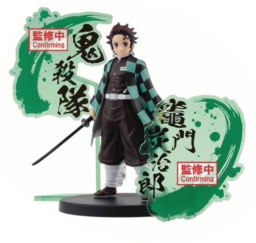 Banpresto Kamado Tanjiro Statue Mit Rotem Acryl 17 cm