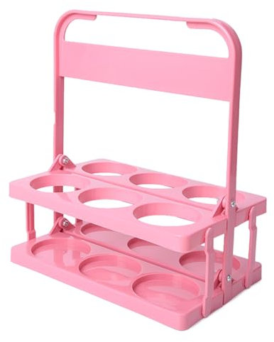 Sertay Cesta Cerveza Plástico, Portabotellas Plegable Plástico, Portador Botellas Cerveza Reutilizable, Portabotellas 6 Botellas, Botella Portador Bebidas, para Transportar Bebidas, Cerveza, Licores