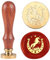 Hobbspring 1 Stück Wachs Siegelstempel In Pferdeform Vintage Hufeisen Wachs Siegelstempel Geschenk für Weihnachten 25mm Abnehmbarer Messingkopfstempel Mit Holzgriff Einladungskarten Wachsstempel