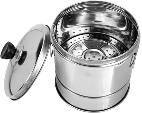 Ciieeo Cubo De Arroz Humeante De Acero Inoxidable Olla De Vapor Multifuncional Utensilio De Cocina Para Preparar Arroz y Sushi Para Cocina Asiática