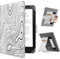 HoYiXi Étui Universel pour 6.8''/7 Kindle eReader Compatibilité Pocketbook/Tolino/Kobo Clara HD/Kobo Clara 2E/Paperwhite 6.8” 7“ Cover Case Fonction Debout de Support Coque Housse,Montagne Blanc