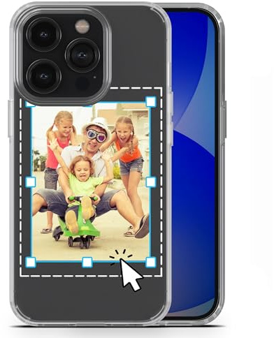 AIGAT Personalisierte Handyhülle für iPhone 6 / 6s - Sie Ihr Eigenes Foto Logo gedruckt auf Einer kristallklaren Hybrid Hart Zurück Platten Abdeckung & stoßfesten TPU Stoßfänger - Dein Design