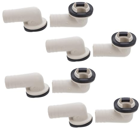 NOLITOY 8 Pièces Tuyau Évacuation de Climatiseur Connecteur de Tuyau Évacuation pour Climatisation Split et Unités de Fenêtre