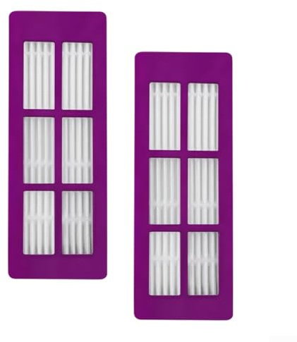 Honseadek Hepa Lot de 2 filtres pour aspirateur robot Eureka J15 Max Ultra à vidage automatique, lavable, capture la poussière fine, pour les maisons avec des animaux domestiques et des enfants