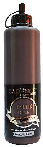 Cadence Hybrid Multisurface H-018 Peinture acrylique 500 ml Marron foncé