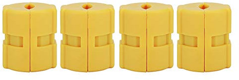 Ahorrador de combustible magnético Ahorro de energía para automóvil Vehículo Gasolina magnética Ahorro de combustible Economizador Ahorro de combustible (amarillo) (4)