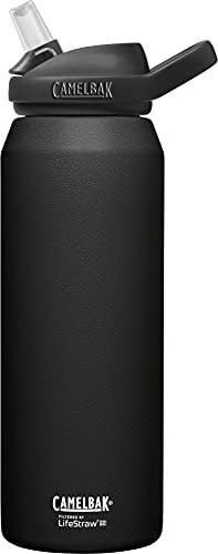 CamelBak Eddy+ Filtered by LifeStraw Isolation sous Vide en Acier Inoxydable Noir 950 ML