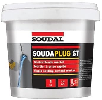Soudaplug ST – Mortero impermeabilizante – Soldal, 1 kg