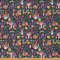Pilz Möbelstoff Meterware süße Schnecke wilde Pilze Blumen Dekorationsstoff für Polster und Heimwerkerprojekte Natur botanische Pflanzen wasserdichter Outdoor Stoff 92x150cm Rot