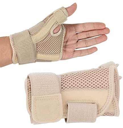 Brrnoo Karpaltunnel-Handgelenkbandage, Handgelenkbandage Stabile Einstellbare Arthritis-Daumenschiene für Karpaltunnelsehnenentzündung, Handgelenkbandage Karpaltunnel Rechts Linke