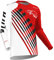 Motocross-Trikot Für Herren | MTB Mountainbike 100% Hochwertiges Polyestergewebe | Atmungsaktives Material, Schnell Trocknend, Antibakteriell |Lange ÄrmelJersey (Red,L)