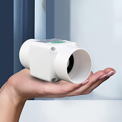 Inline Duct Fan 2Inch with Speed Controller Ventilation Exhaust Fan 6W 12V Intake Fume Extractor Fan for Heating Cooling Booster Grow Tents Hydroponics ( Color : Adjustable Speed , Size : 2-6w )