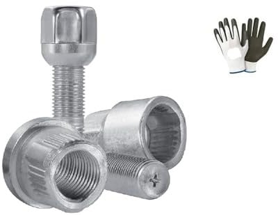 COMPATIBILE CON MERCEDES Classe A (169, 245) dal prima del 2004 (DB4) BULLONI ANTIFURTO PER RUOTA AUTO BULLONE PER CERCHIO IN LEGA 4 PERNI+2 CHIAVI