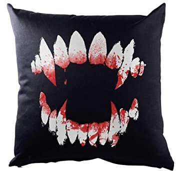 Urban Backwoods Vampire Dentition Kissen Dekokissen