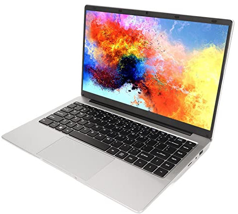 Laptop da 14 Pollici, Display IPS 2K, J4105CPU, Windows 11, LPDDR4 6GB 512G SSD, 1080P 6000mAh Batteria Laptop 2.4G 5G WIFI Gaming Laptop, Conferenza Online