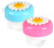Campanello Bici Bambino,2 Pezzi Mini Campanello Bici Campanello Bicicletta Allarme con Stampa Fiori Campana da Bicicletta per Ragazze per Biciclette per Bambino