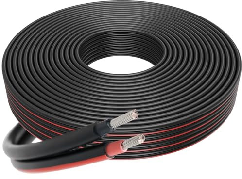 FIRMERST 50 m cavo gemellare solare 6 mm² H1Z2Z2-K (50 m + 50 m rosso e nero)