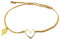 Bracelet Porte Bonheur Femme Bijoux Belle À Tomber, Bracelet Cœur Plaqué Or, Bijoux Trèfle à Quatre Feuilles Pour Femme, Fin Bracelet Bresilien Tresse, Création Française (Terracotta, Plaqué or)
