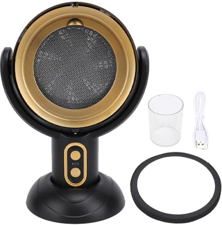 Campana Extractora Portátil, 2 Velocidades de Viento y bajo Ruido, Campana Extractora de Escritorio, Filtro Reemplazable Desmontable, Extractor de Cocina para Barbacoa Interior y