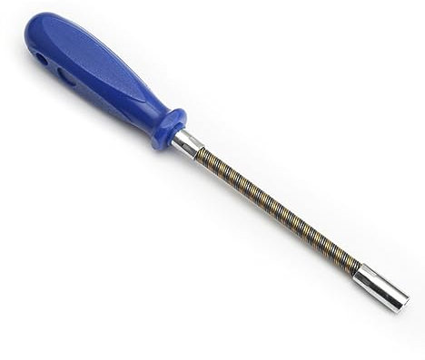 Uanratg Cacciavite Esagonale Flessibile da 7 mm Fascetta Stringitubo Cacciavite Utensili Manuali Adatti per Riparazione Auto