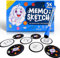 Memosketch – Kreatives Lernspiel ab 4-12 Jahren – Vokabeln Lernen, 1x1 Lernen, Alphabet Lernen – Kreativität & Lernspiele ab 4, 5, 6, 7, 8, 9, 10, 11, 12, Einmaleins und Buchstaben Spiel Grundschule